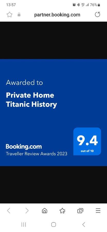 Private Home Titanic History Belfast Extérieur photo